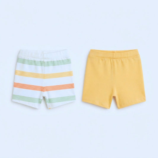 MiniKlub - Newborn & Baby - Bottoms & Leggings (Color: White | 2 Pcs Set)