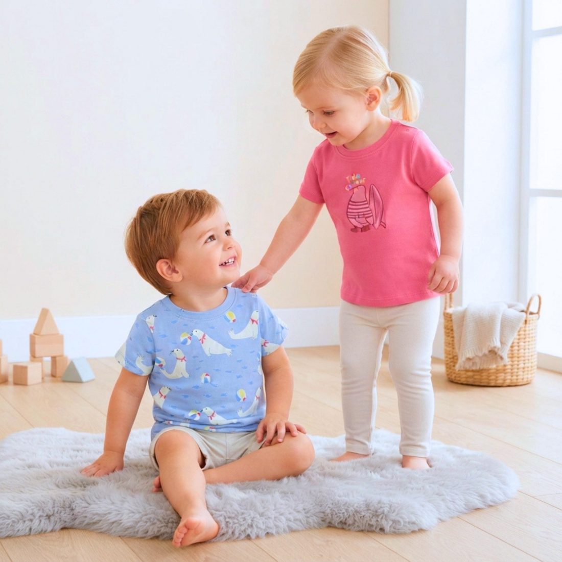 MiniKlub - Boys - Shirts & T-shirts (Color: Multi | 2 Pcs Set)