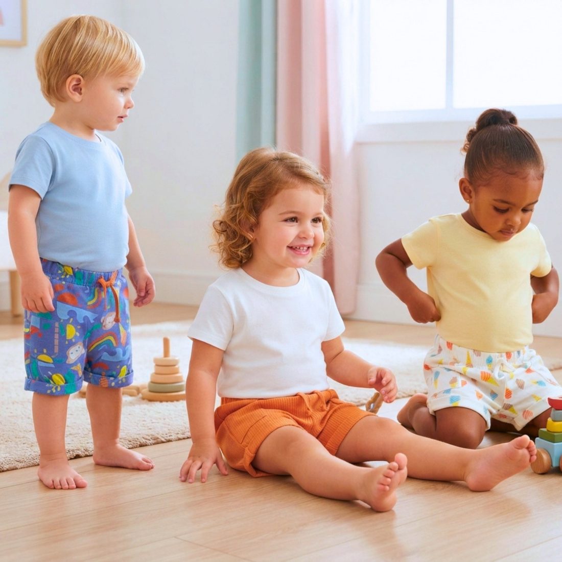 MiniKlub - Boys - Shorts & Bottoms (Color: Multi | 3 Pcs Set)