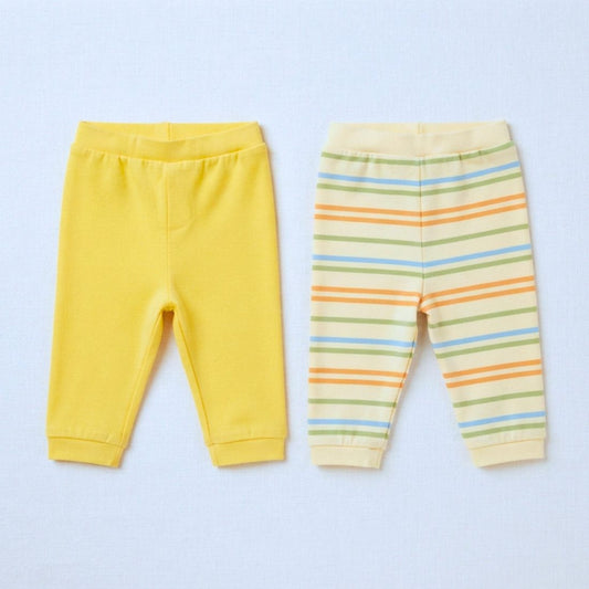 MiniKlub - Boys - Shorts & Bottoms (Color: Yellow | 2 Pcs Set)