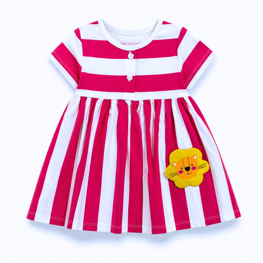 MiniKlub - Girls - Dresses & Frocks (Color: Red | 2 Pcs Set)