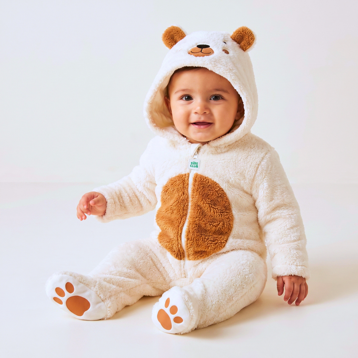 Baby Bear Fleece Romper
