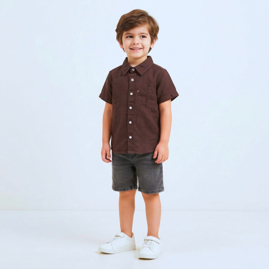 KIDINS - Boys - Shirts & T-shirts (Color: Brown)