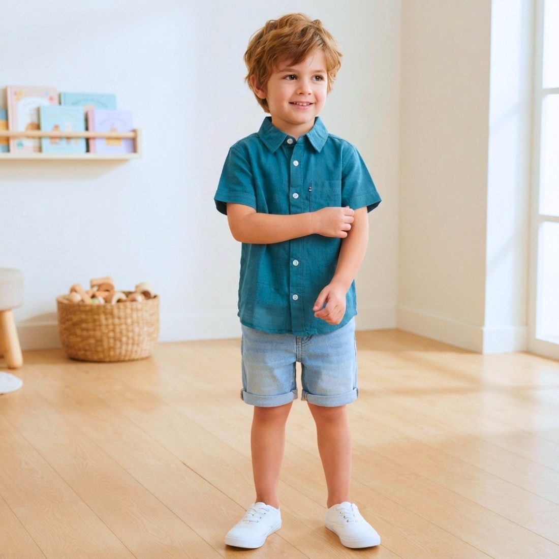 KIDINS - Boys - Shirts & T-shirts (Color: Green)