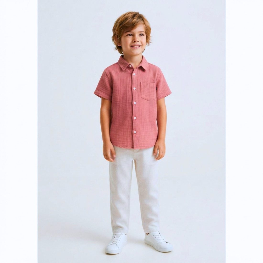 KIDINS - Boys - Shirts & T-shirts (Color: Dark Pink)