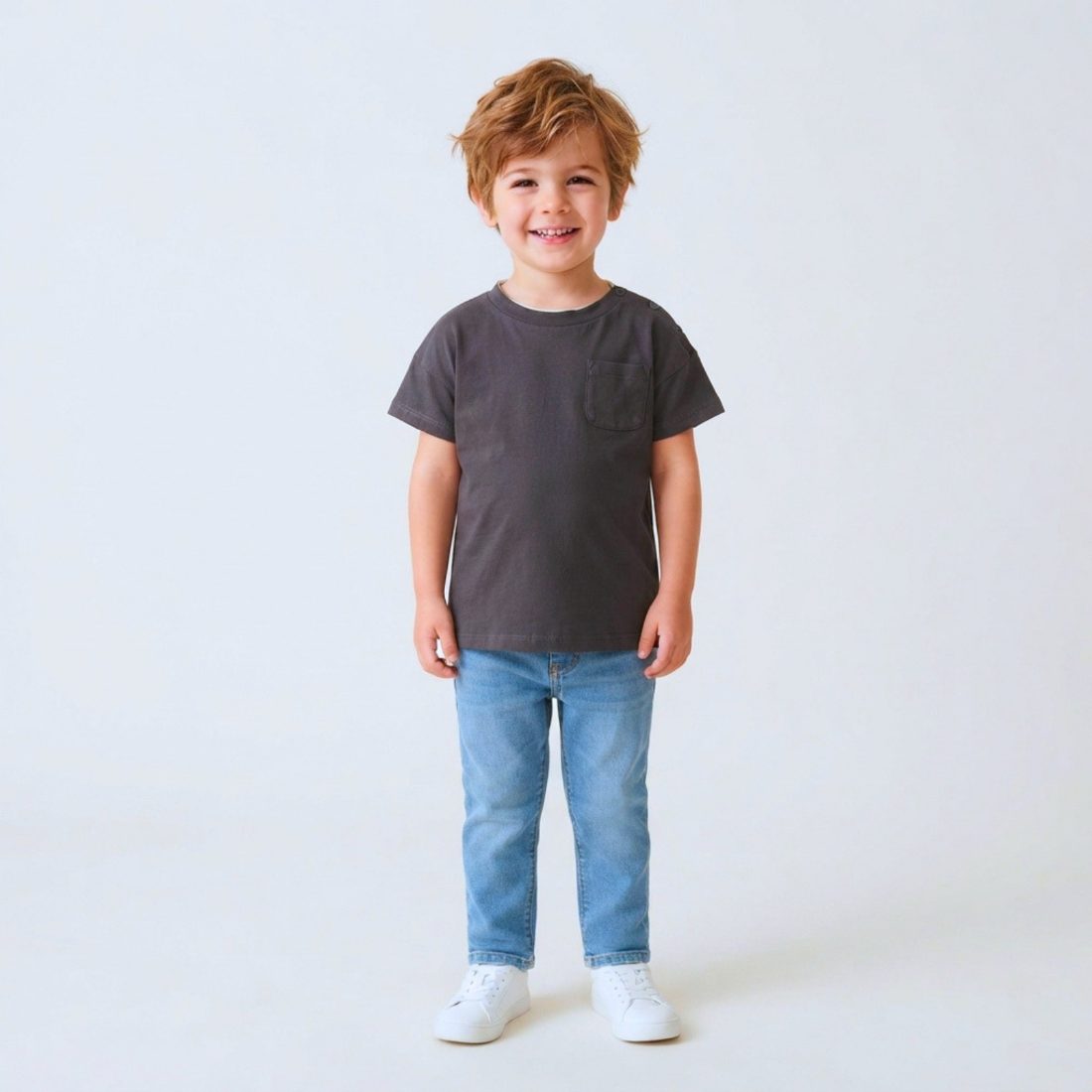 JOHN LEWIS - Newborn & Baby - Tops & Tees (Color: Grey)