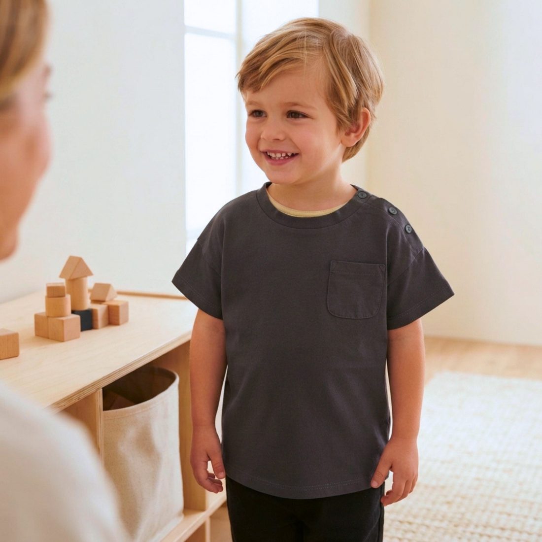 JOHN LEWIS - Newborn & Baby - Tops & Tees (Color: Grey)