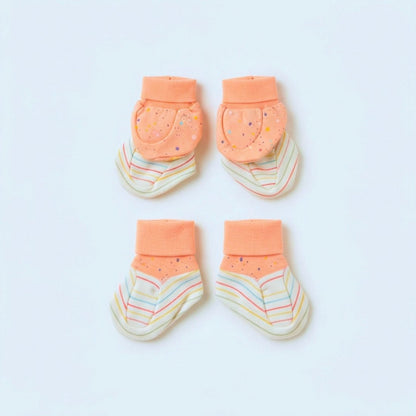 MiniKlub - Newborn & Baby - Baby Footwear & Booties (Color: Multi | 4 Pcs Set)