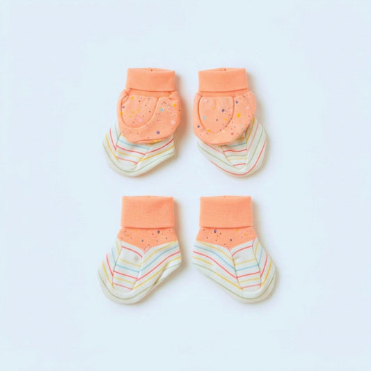 MiniKlub - Newborn & Baby - Baby Footwear & Booties (Color: Multi | 4 Pcs Set)