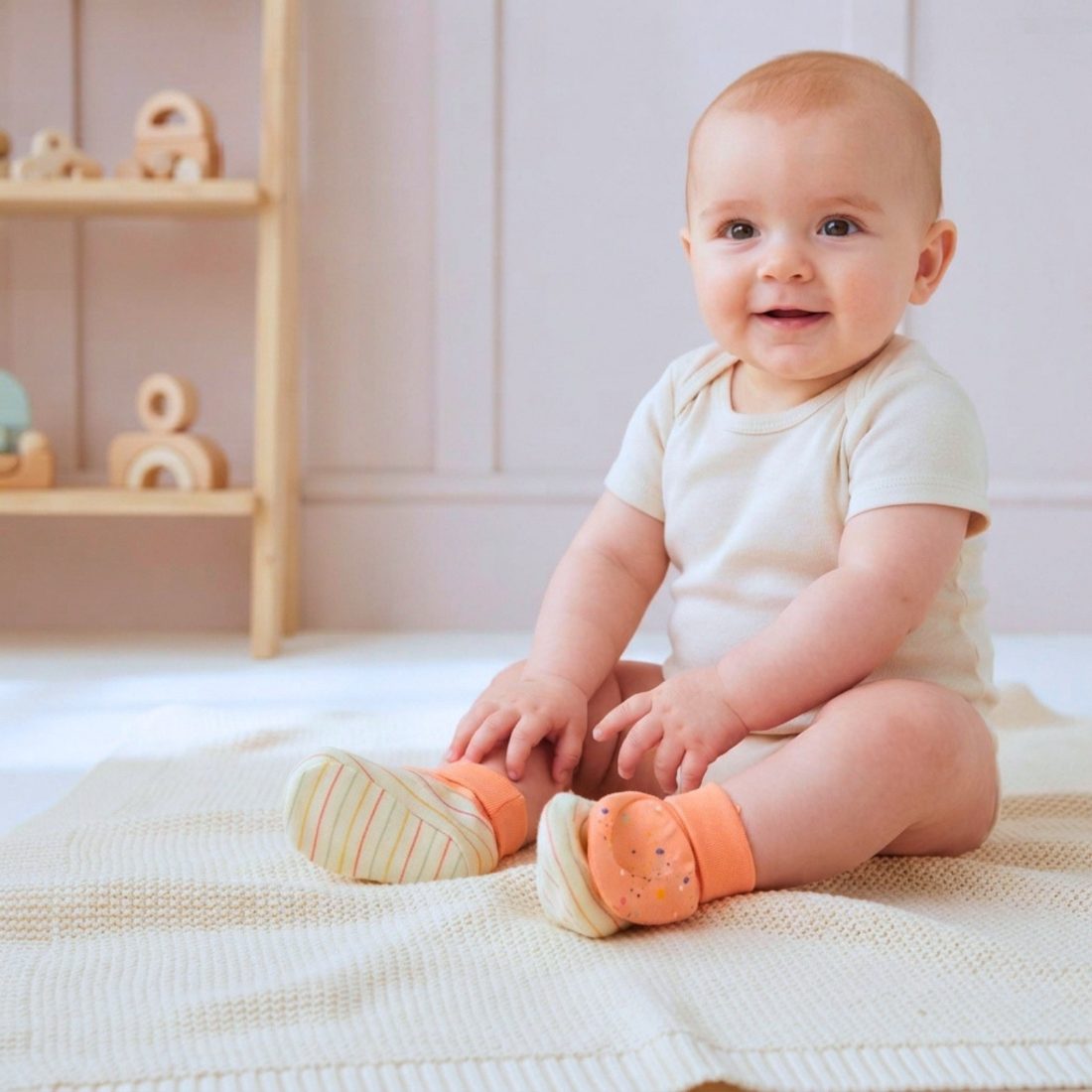 MiniKlub - Newborn & Baby - Baby Footwear & Booties (Color: Multi | 4 Pcs Set)