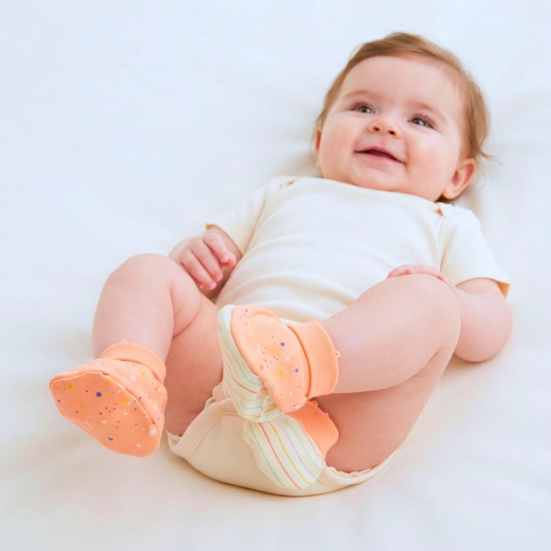 MiniKlub - Newborn & Baby - Baby Footwear & Booties (Color: Multi | 4 Pcs Set)