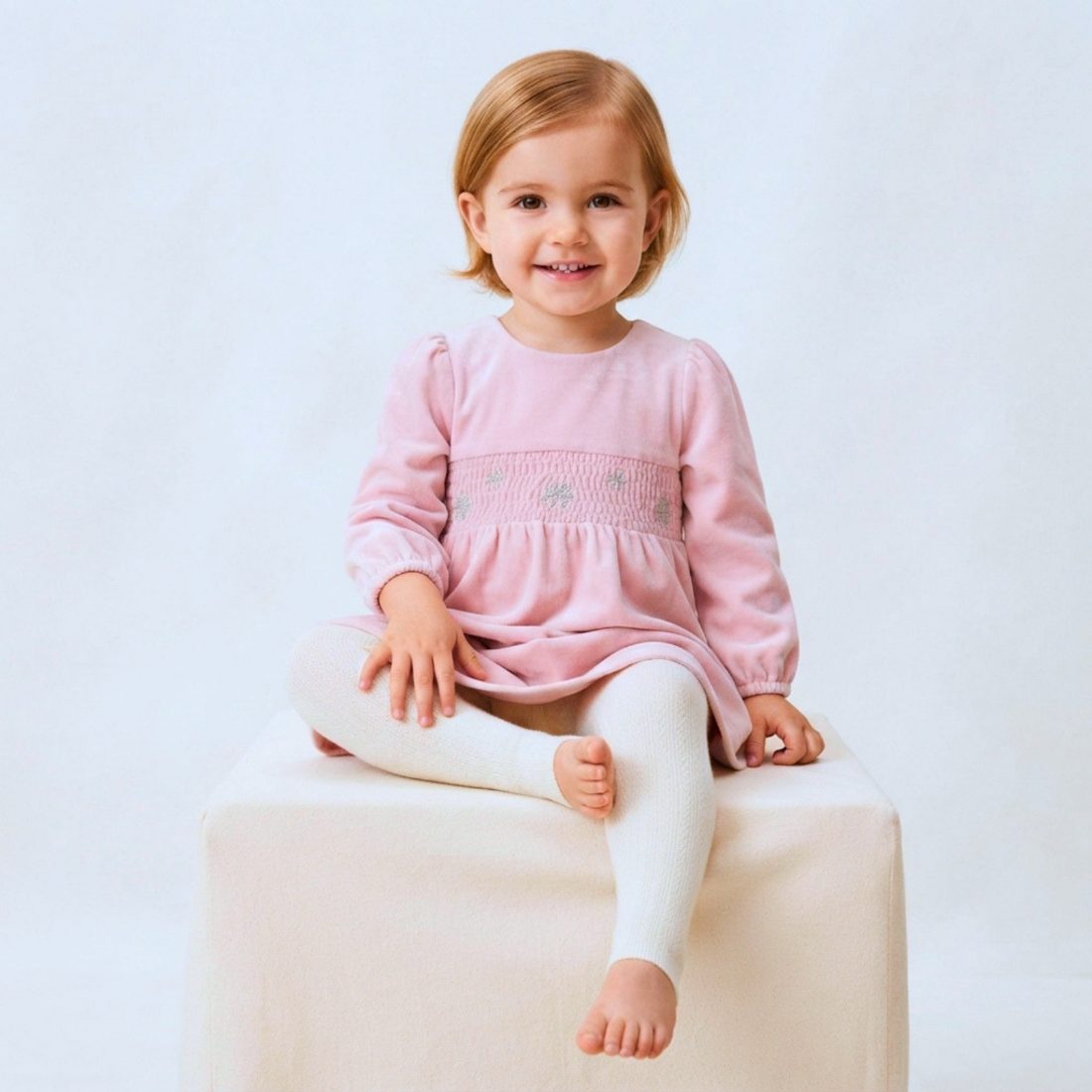 MiniKlub - Girls - Dresses & Frocks (Color: Pink | 2 Pcs Set)
