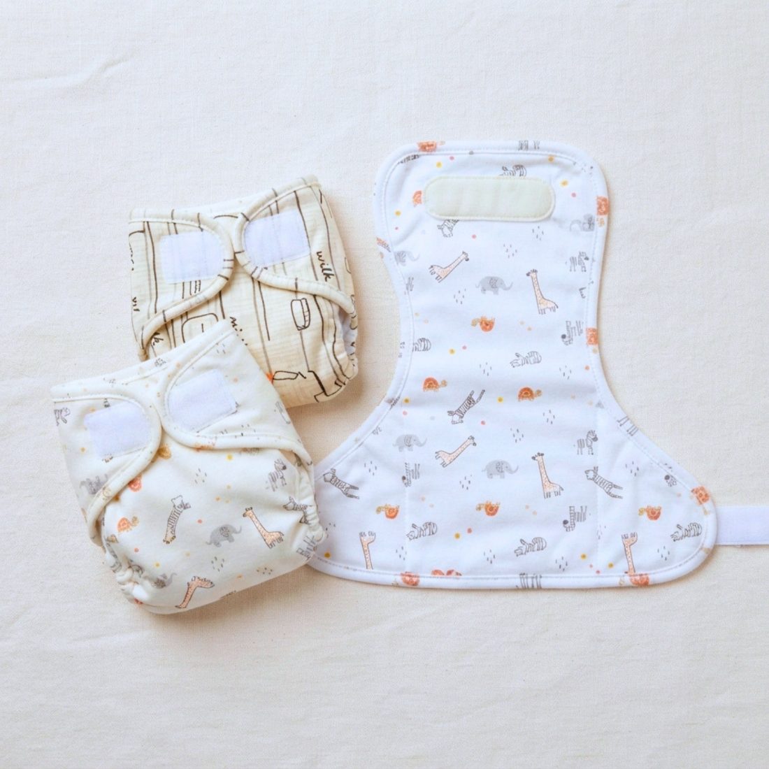 MiniKlub - Newborn & Baby - Baby Essentials & Bibs (Color: Multi | 3 Pcs Set)