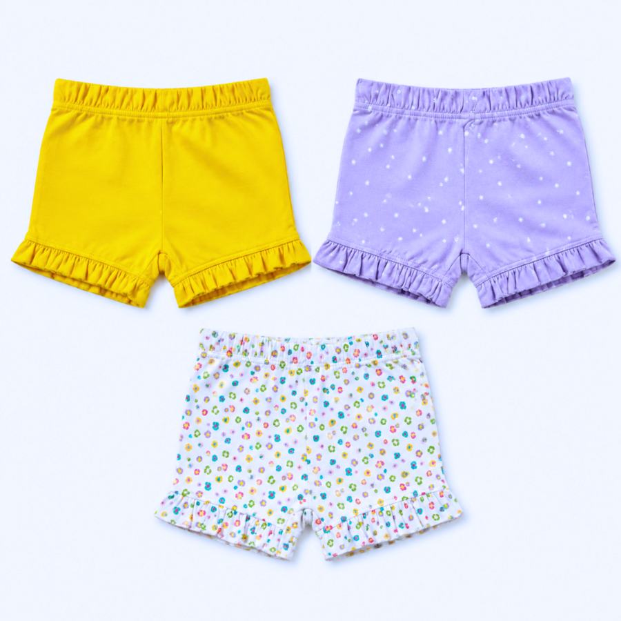 MiniKlub - Girls - Skirts & Bottoms (Color: Multi | 3 Pcs Set)