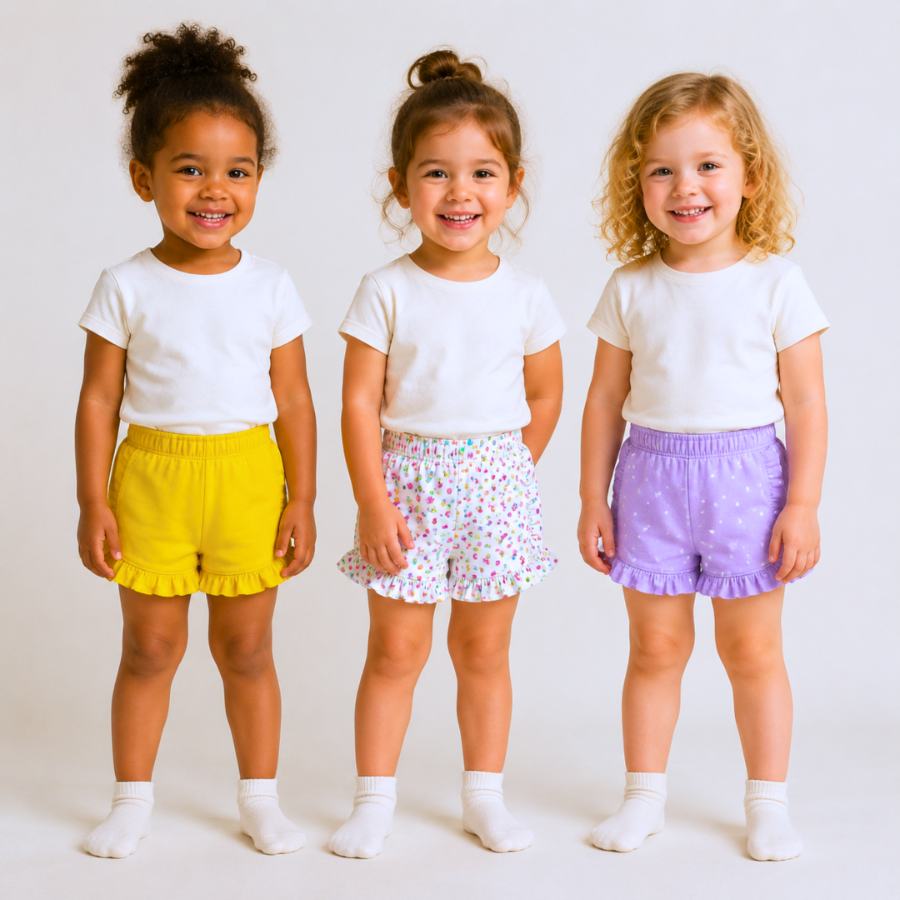 MiniKlub - Girls - Skirts & Bottoms (Color: Multi | 3 Pcs Set)