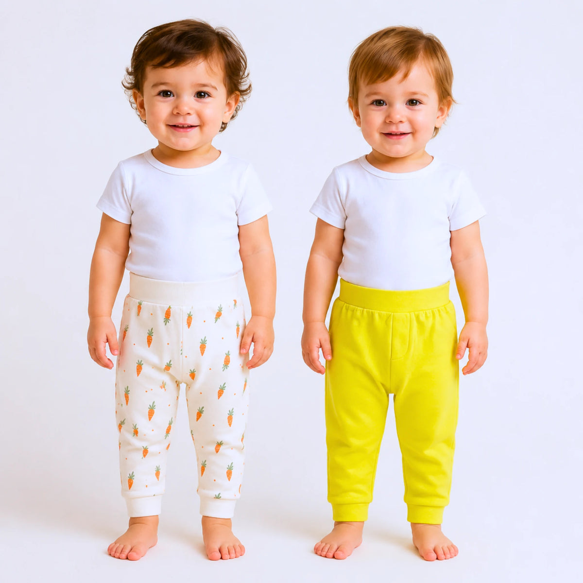 MiniKlub - Boys - Shorts & Bottoms (Color: Yellow | 2 Pcs Set)