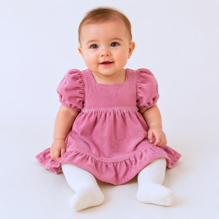 MiniCuddles - Girls - Dresses & Frocks (Color: Pink | 2 Pcs Set)