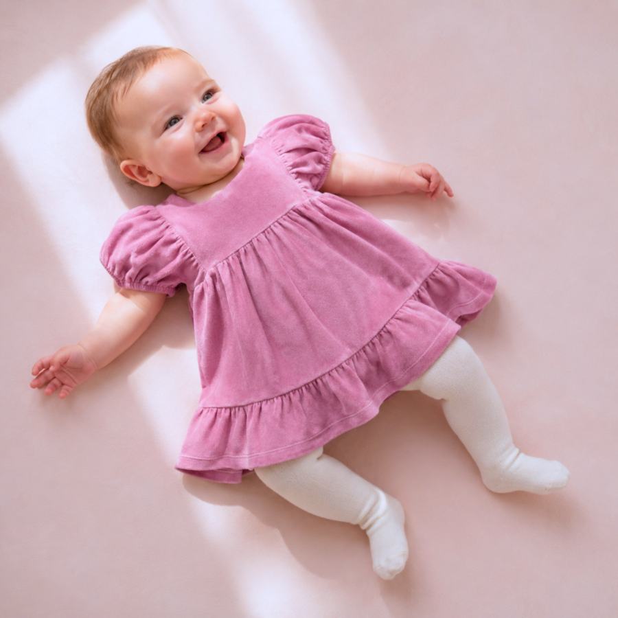 MiniCuddles - Girls - Dresses & Frocks (Color: Pink | 2 Pcs Set)