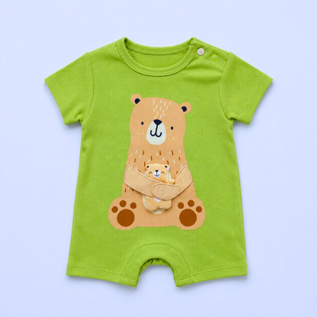 MiniKlub - Newborn & Baby - Rompers & Bodysuits (Color: Green)
