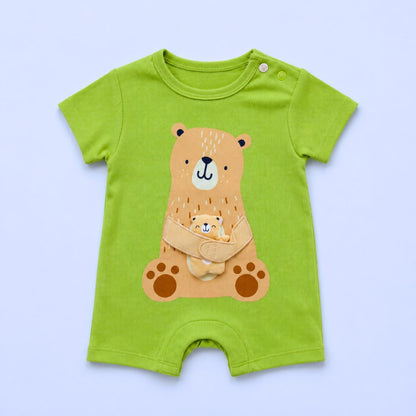 MiniKlub - Newborn & Baby - Rompers & Bodysuits (Color: Green)