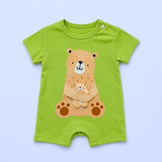 MiniKlub - Newborn & Baby - Rompers & Bodysuits (Color: Green)