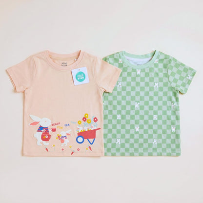 MiniKlub - Boys - Shirts & T-shirts (Color: Green | 2 Pcs Set)