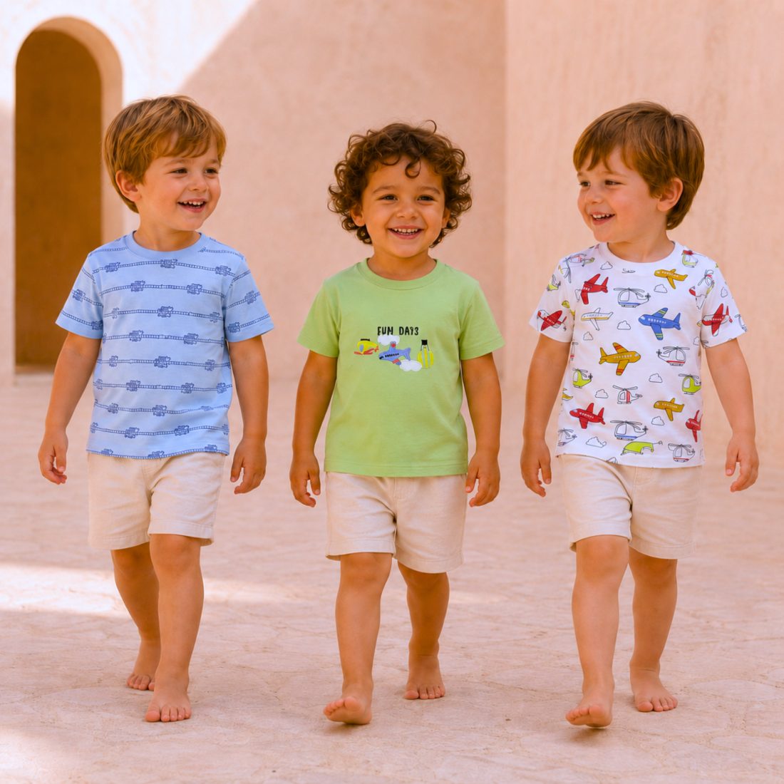 MiniKlub - Newborn & Baby - Tops & Tees (Color: Multi | 3 Pcs Set)
