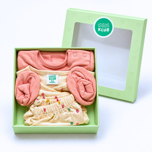 MiniKlub - Newborn & Baby - Clothing Sets (Color: Multi | 5 Pcs Set)