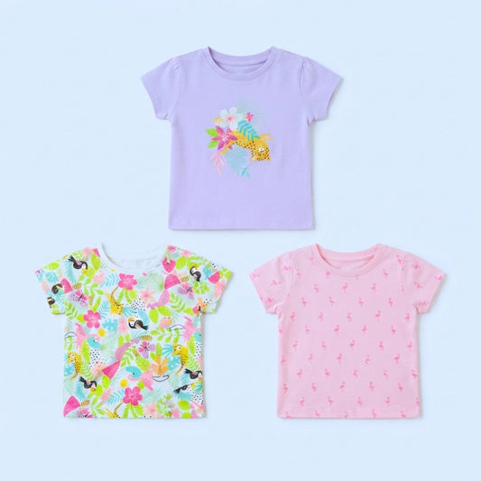 MiniKlub - Newborn & Baby - Tops & Tees (Color: Multi | 3 Pcs Set)