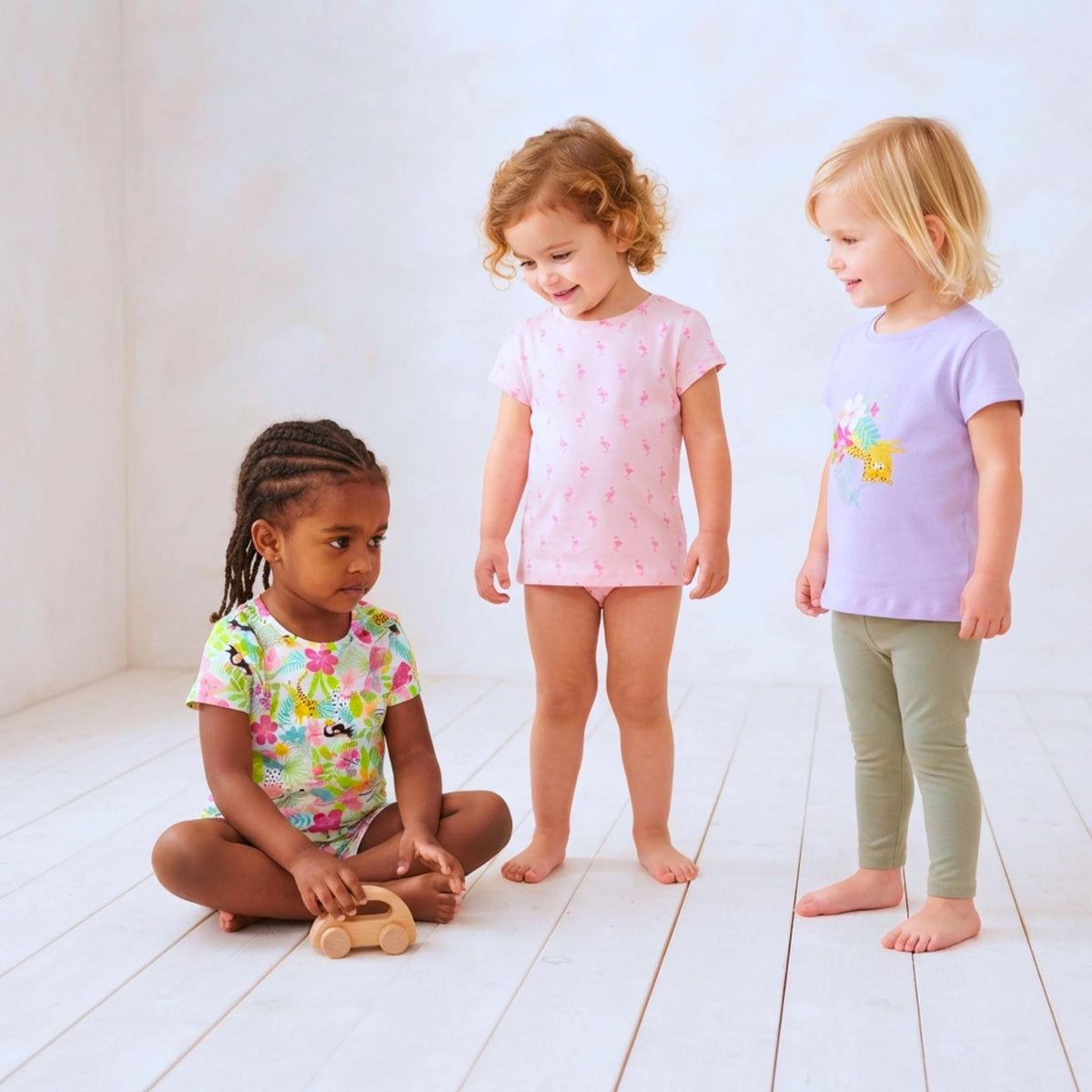 MiniKlub - Newborn & Baby - Tops & Tees (Color: Multi | 3 Pcs Set)
