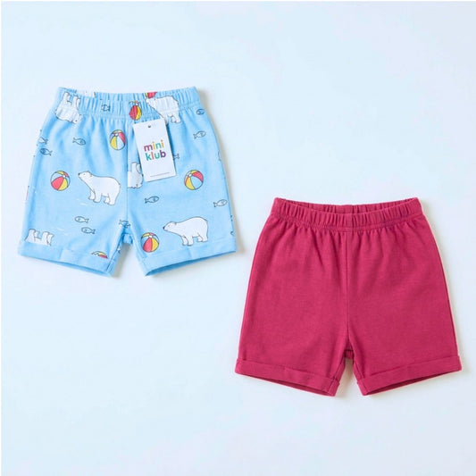MiniKlub - Boys - Shorts & Bottoms (Color: Multi | 2 Pcs Set)