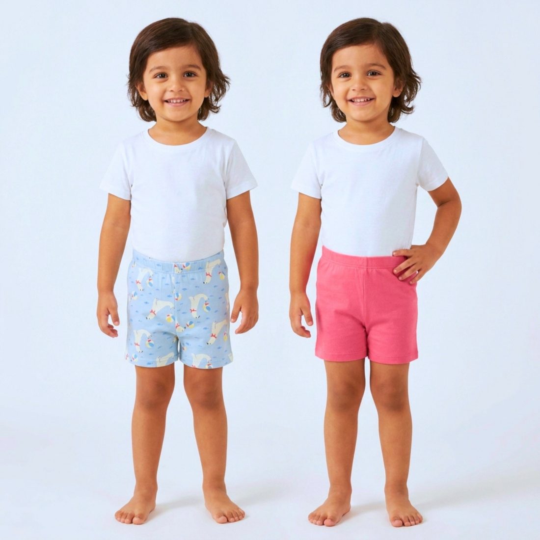 MiniKlub - Boys - Shorts & Bottoms (Color: Multi | 2 Pcs Set)