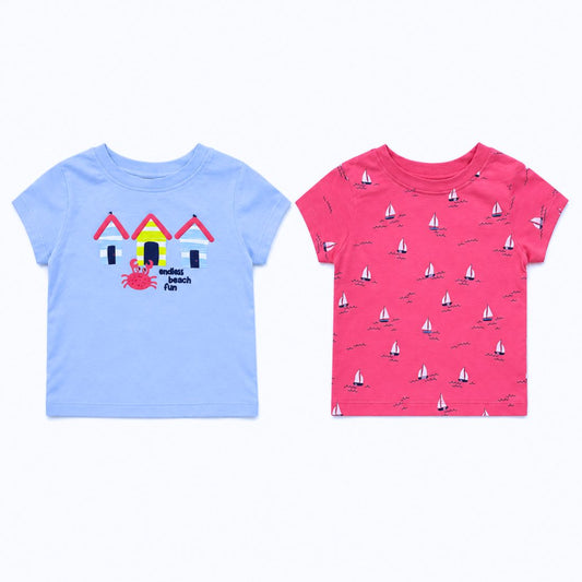MiniKlub - Boys - Shirts & T-shirts (Color: Multi | 2 Pcs Set)