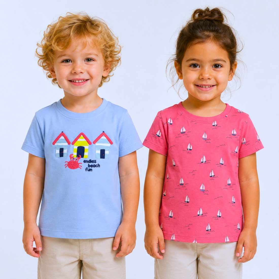 MiniKlub - Boys - Shirts & T-shirts (Color: Multi | 2 Pcs Set)