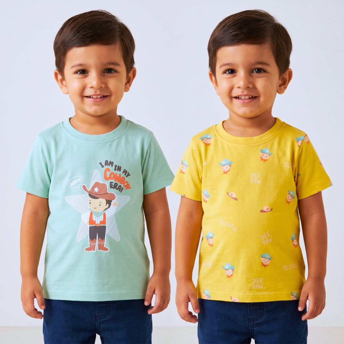 MiniKlub - Boys - Shirts & T-shirts (Color: Multi | 2 Pcs Set)
