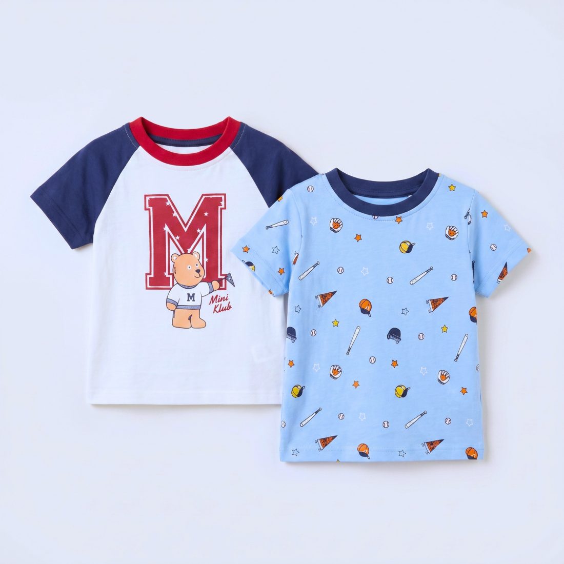 MiniKlub - Boys - Shirts & T-shirts (Color: Blue | 2 Pcs Set)