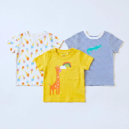 MiniKlub - Boys - Shirts & T-shirts (Color: Multi | 3 Pcs Set)