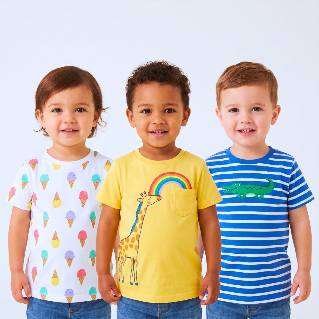 MiniKlub - Boys - Shirts & T-shirts (Color: Multi | 3 Pcs Set)