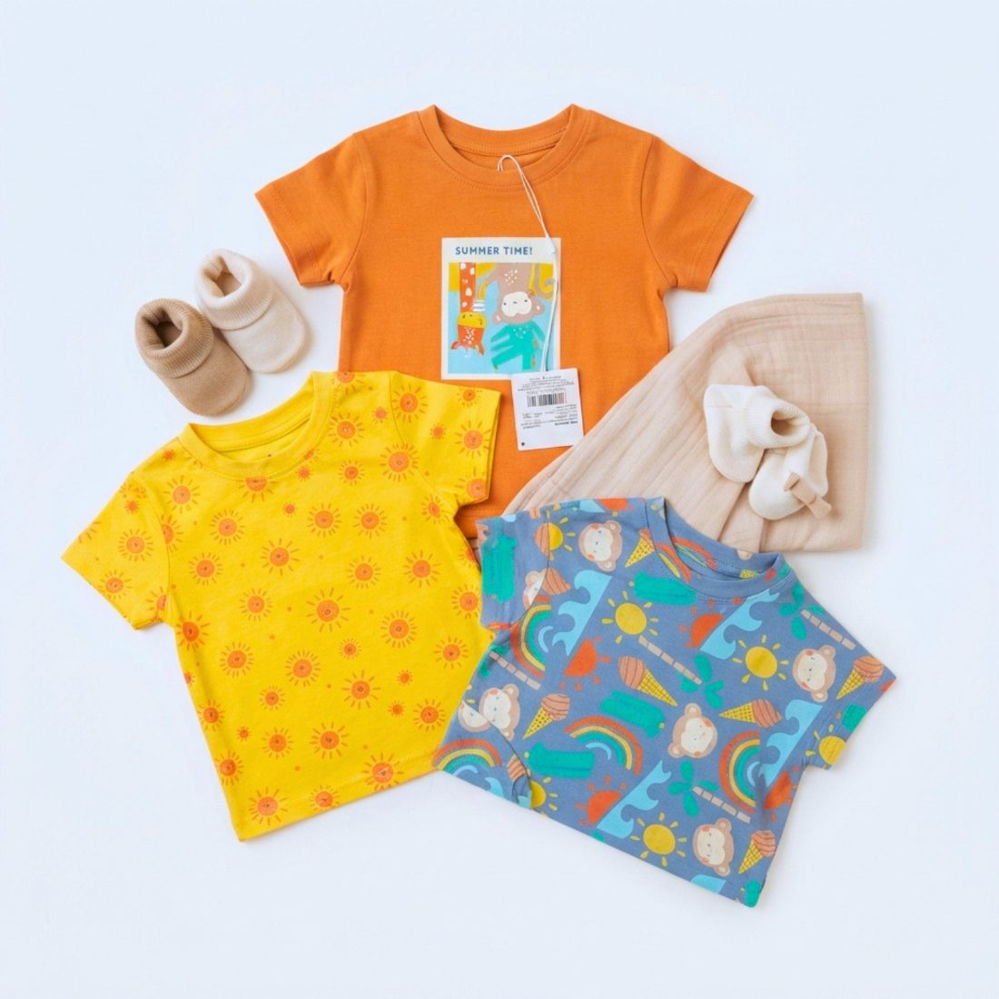 MiniKlub - Boys - Shirts & T-shirts (Color: Blue | 3 Pcs Set)