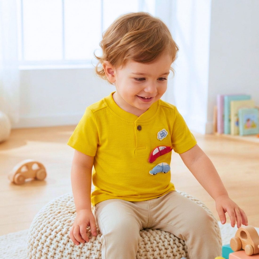 MiniKlub - Boys - Shirts & T-shirts (Color: Yellow)
