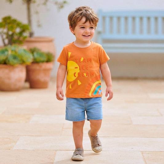 MiniKlub - Boys - Shirts & T-shirts (Color: Orange)