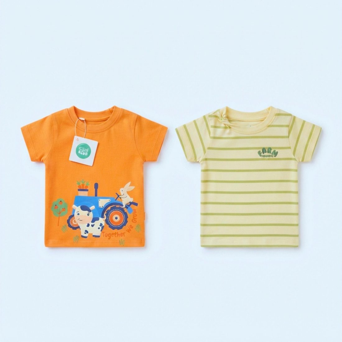 MiniKlub - Boys - Shirts & T-shirts (Color: Multi | 2 Pcs Set)