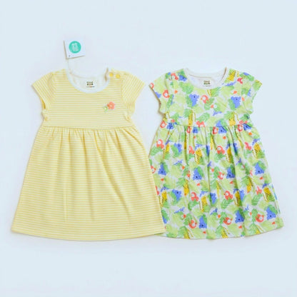 MiniKlub - Girls - Dresses & Frocks (Color: Multi | 2 Pcs Set)