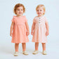 MiniKlub - Girls - Dresses & Frocks (Color: Orange | 2 Pcs Set)