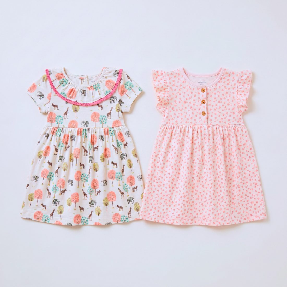 MiniKlub - Girls - Dresses & Frocks (Color: Multi | 2 Pcs Set)