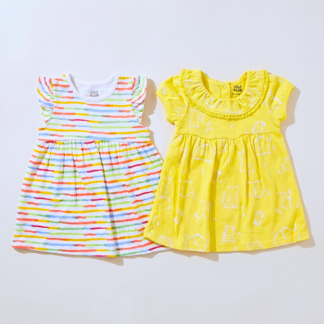 MiniKlub - Girls - Dresses & Frocks (Color: Multi | 2 Pcs Set)