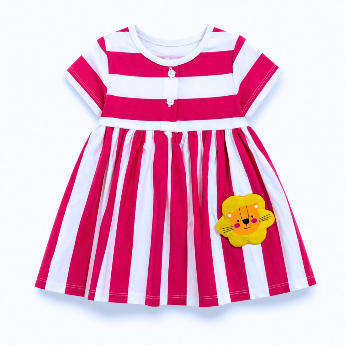 MiniKlub - Girls - Dresses & Frocks (Color: Red | 2 Pcs Set)