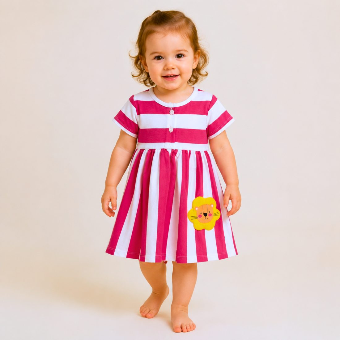 MiniKlub - Girls - Dresses & Frocks (Color: Red | 2 Pcs Set)