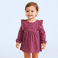 Gerber - Newborn & Baby - Dresses & Frocks (Color: Dark Red)