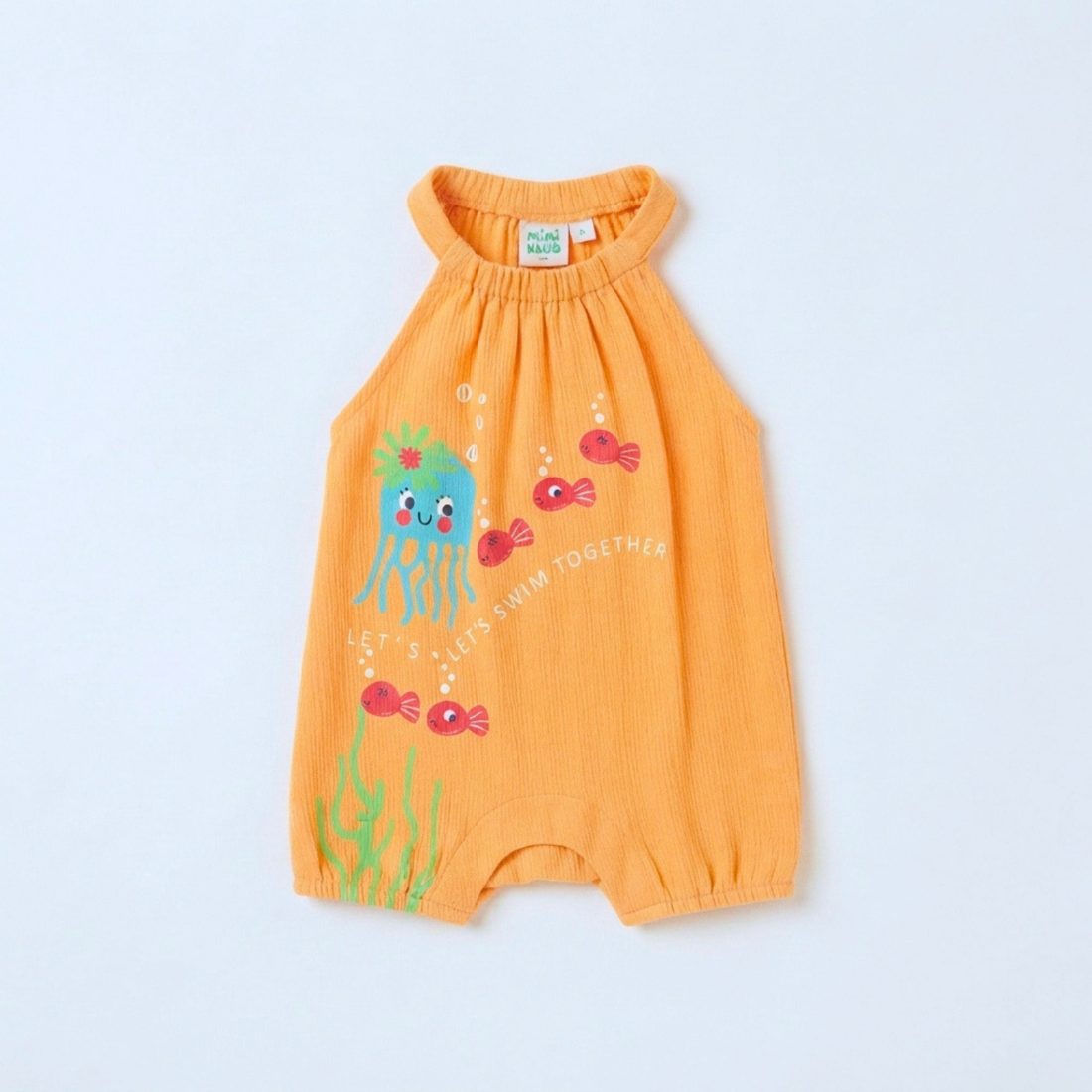 MiniKlub - Newborn & Baby - Rompers & Bodysuits (Color: Orange)
